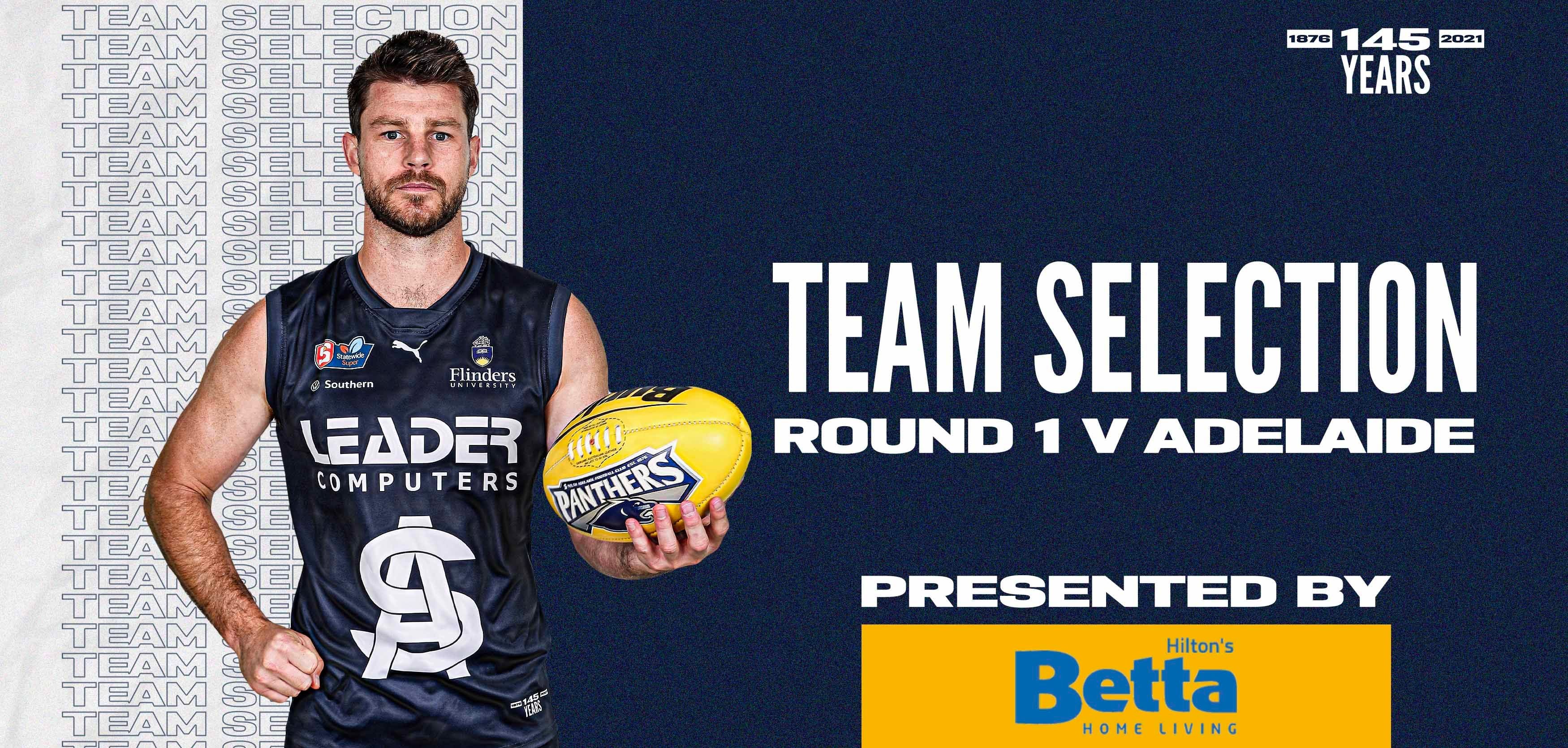 BETTA Squad Selection: Round 1 vs Adelaide BETTA Squad Selection: Round 1 vs Adelaide